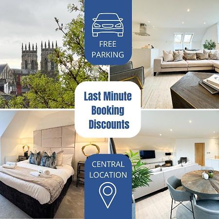 Free Parking - Central - Penthouse York Exteriér fotografie